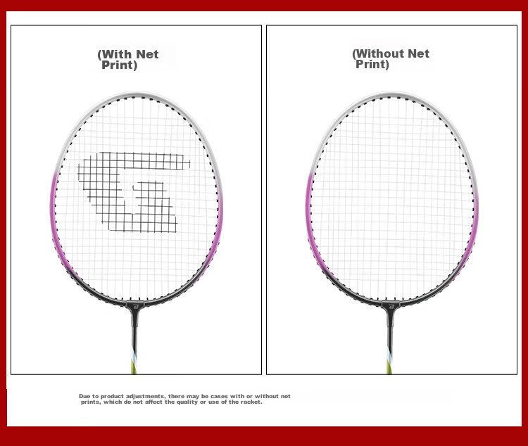 DHS Badminton Racket Set for Family Training, Pair of Rackets 1012 Dazzling Red with 3 Shuttlecocks Included 3