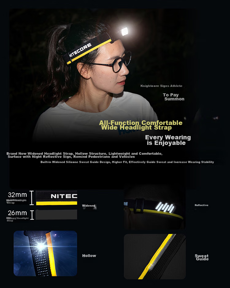 NITECORE NU43 Headlamp, Outdoor High-Intensity Long-Lasting Battery Life, Outdoor Work Lighting, Hiking, Mountaineering And Travel 5
