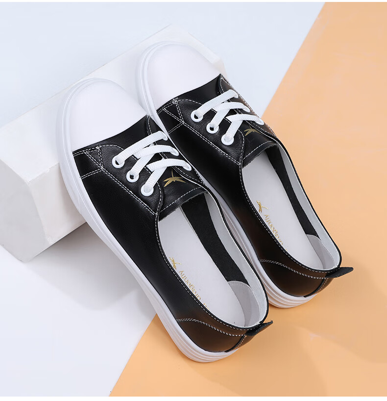 RED DRAGONFLY Women's Casual Shoes, Flat Lace-Up Student Sneakers, Women's Sports Skateboard Shoes C0TTN03632 10