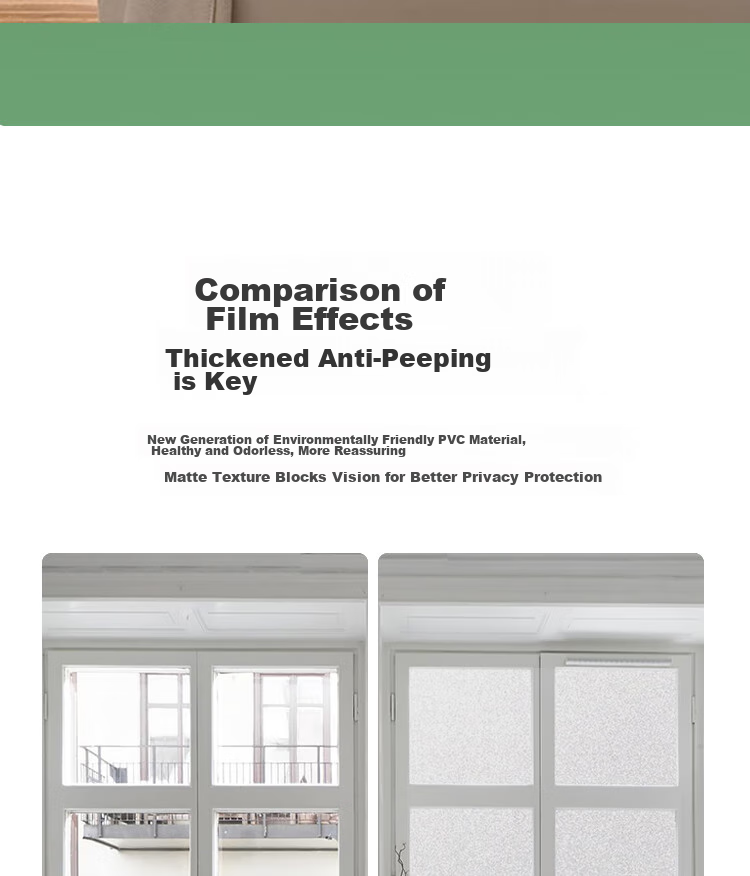 Qinghua Electrostatic Glass Film, Privacy Screen Film, Light-Transmitting Bathroom Glass Sticker, Colorful And Vibrant, 60*200cm 5