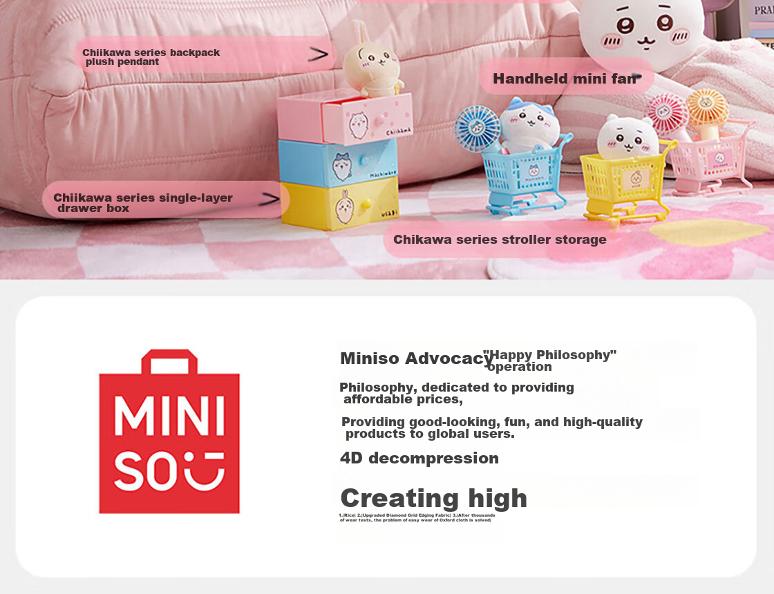 MINISO Chiikawa Series U-Shaped Pillow Hachiware Small Eight Memory Foam Neck Support Pillow Nap Pillow Car Airplane Neck Pillow 13