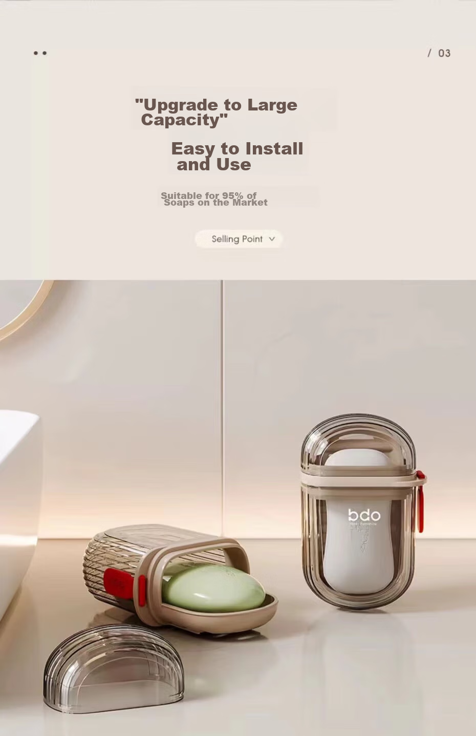 BDO Folding Clothes Hanger Travel Essential for Business Trips, Travel, Students, Home Use, 3 Hangers with Free Soap Dish 6
