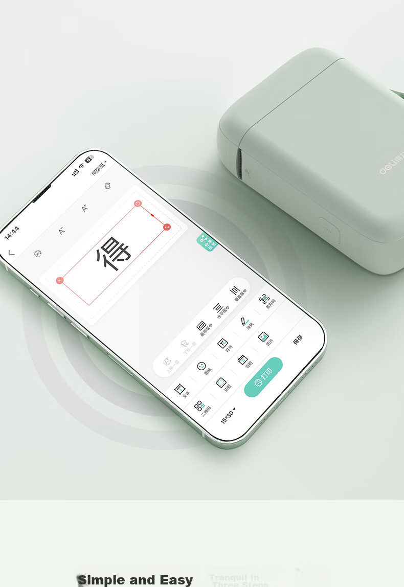 Deli Q10Pro Snow White, Portable Thermal Label Printer for Home Use, Journal Name Sticker Organizer Price Tag Food Label Printer, Mobile Bluetooth Connectio 8
