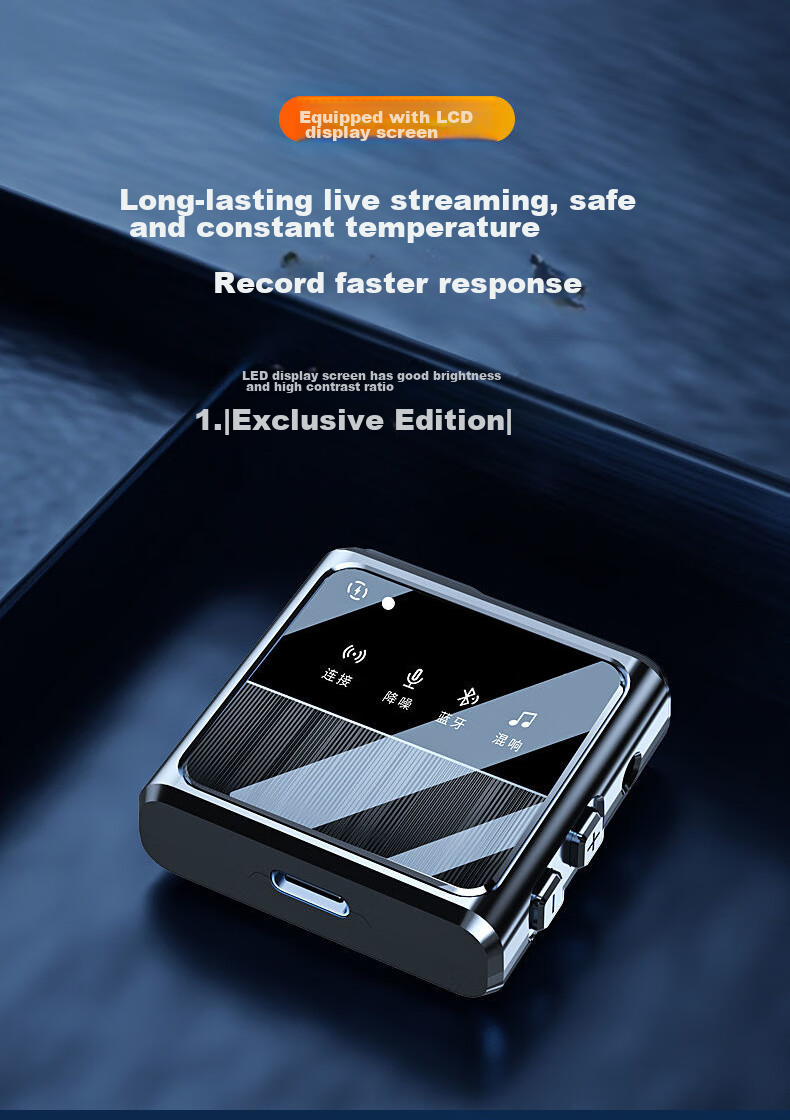 YOUFES M30 Wireless Lavalier Microphone, Mobile Phone Live Streaming Sound Card Receiver, Bluetooth Lapel Mic, Noise Reduction Recording Microphone, Outdoor Host Douyin Speaker, Short Video Vlog Sound Pickup Mic 14