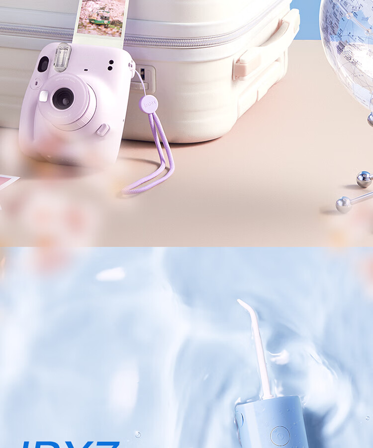 Panasonic Dental Irrigator, Small Round Tube, Extendable And Portable, for Adults And Children, Water Flosser, Tooth Cleaner, Orthodontic Device, Practical Gift for Men And Women, DJ33 Pink 21