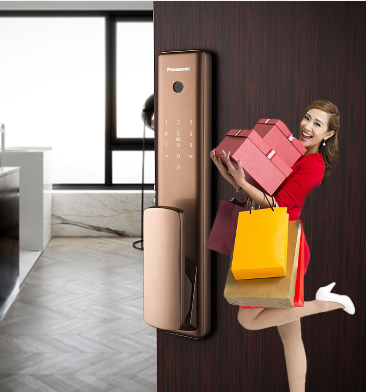 松下panasonic指纹锁vg251t智能门锁家用防盗门锁全自动电子锁