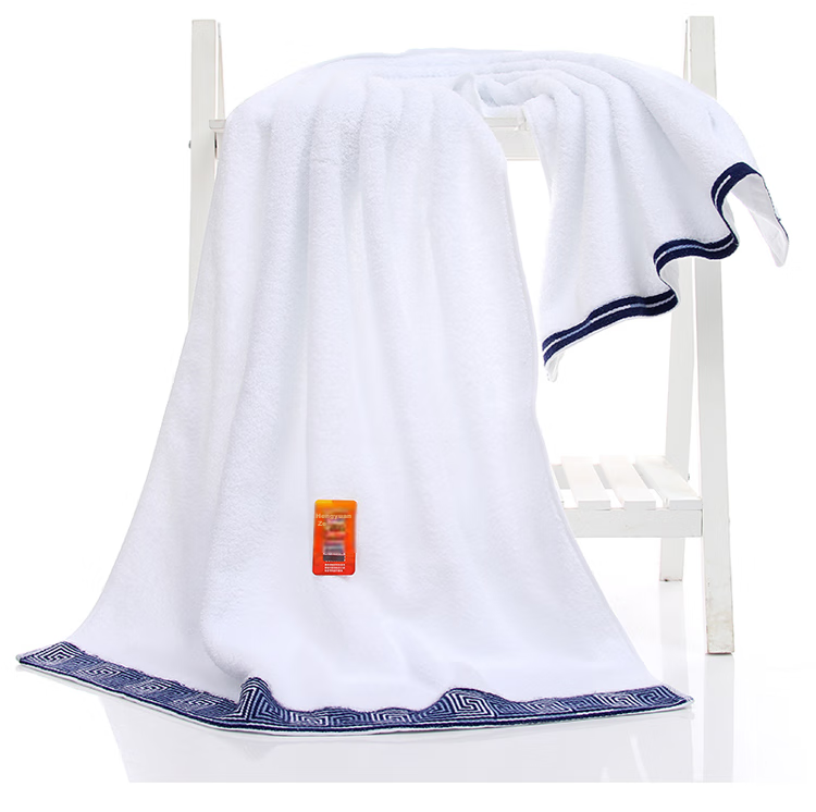 Hengyuanxiang Pure Cotton Thickened Absorbent Towel And Bath Towel Set of Three Pieces for Men And Women, One Face Towel And Two Bath Towels 8