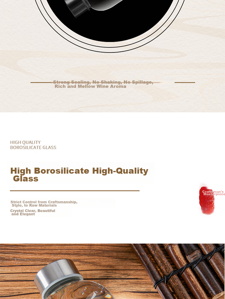 BJ Glass Bottle, Empty Bottle for Infusing Liquor, Specialized Glass Container for Homemade Alcohol, High-Quality Liquor Bottle, Empty Bottle for Infusing Liquor 3