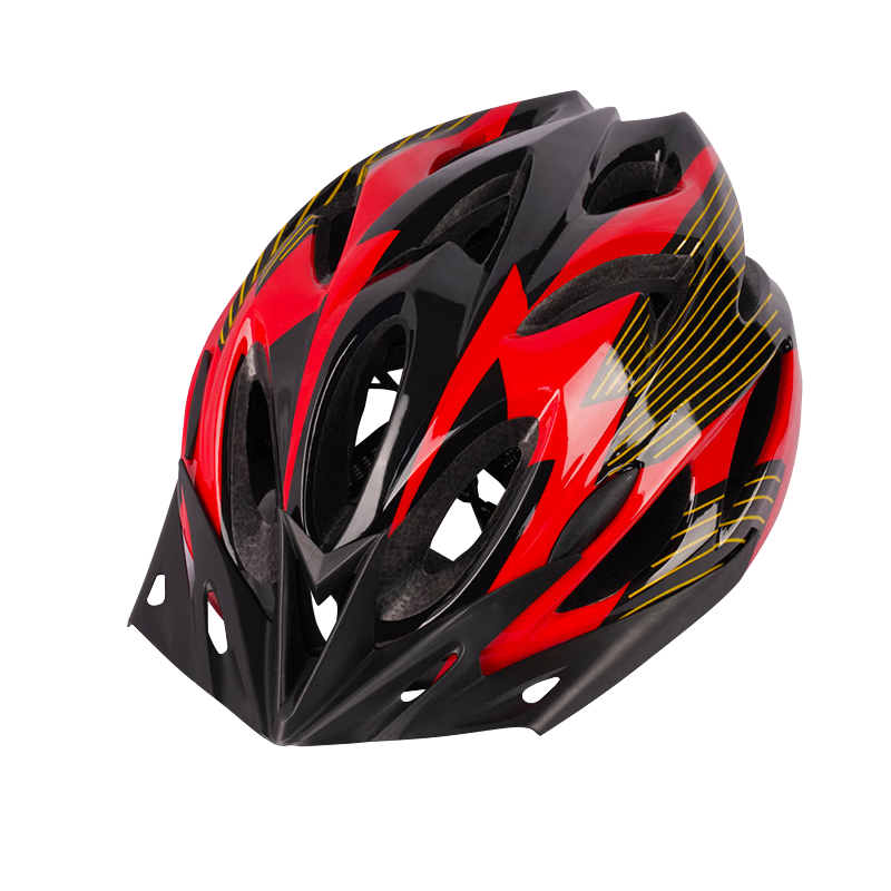 Osagie Ot10 Bicycle Children's Helmet, Scooter Shoulder Pad, Balance Bike Helmet, One-Piece Molding Safety Cap, Anti-Fall, Black And Red