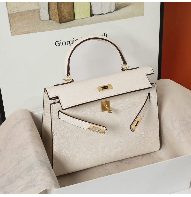 Viney Leather Kelly Bag Luxury Women's Crossbody Shoulder Bag Birthday Gift for Girlfriend Wife 29