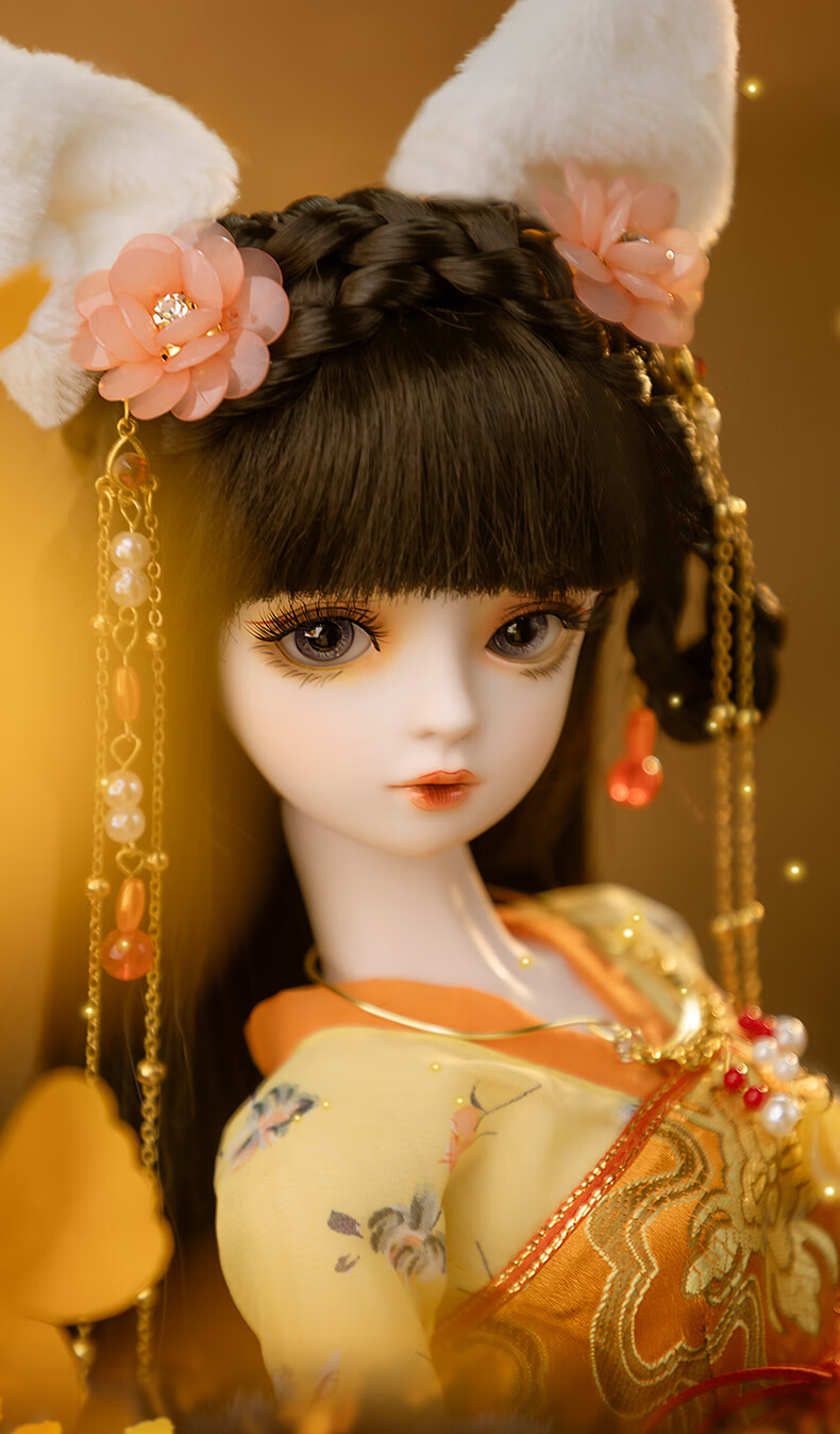 古风嫦娥娃娃玩具60厘米bjd换眼换发洋娃娃女孩礼物 7月上新-璃珞
