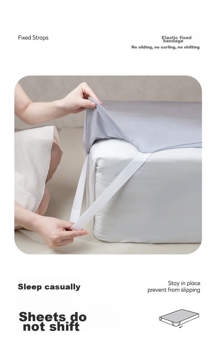 BANANA TRIP Hotel Anti-Dirt Sleeping Bag, Travel Accommodation, Portable Integrated Sleeping Bag, Bedding, Double Size, Gray 7