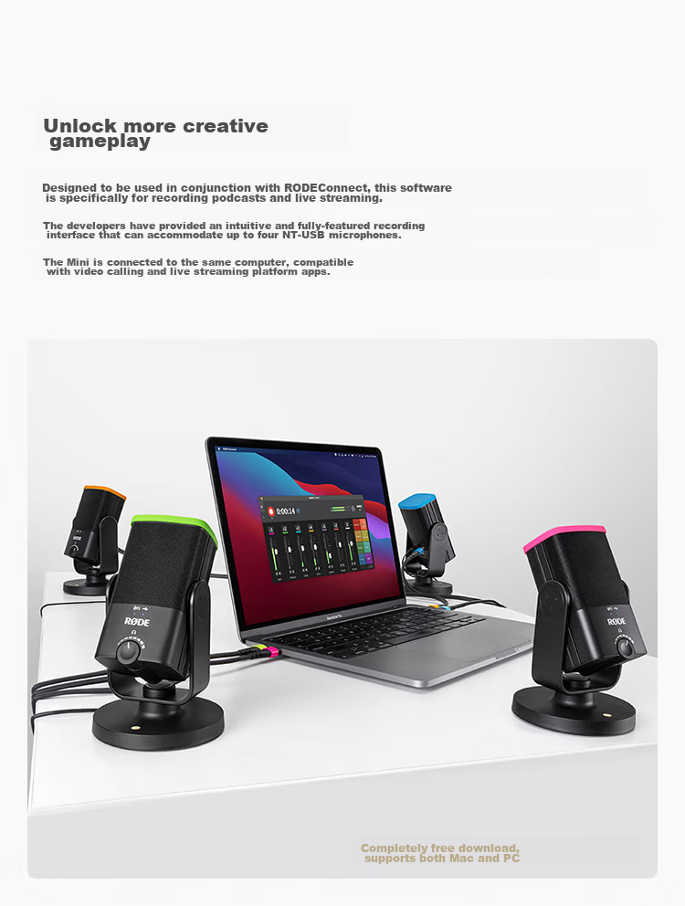 RODE NTUSB MINI Condenser Microphone for Novels, Voice Acting, Studio Recording And Live Streaming Professional Microphone 13