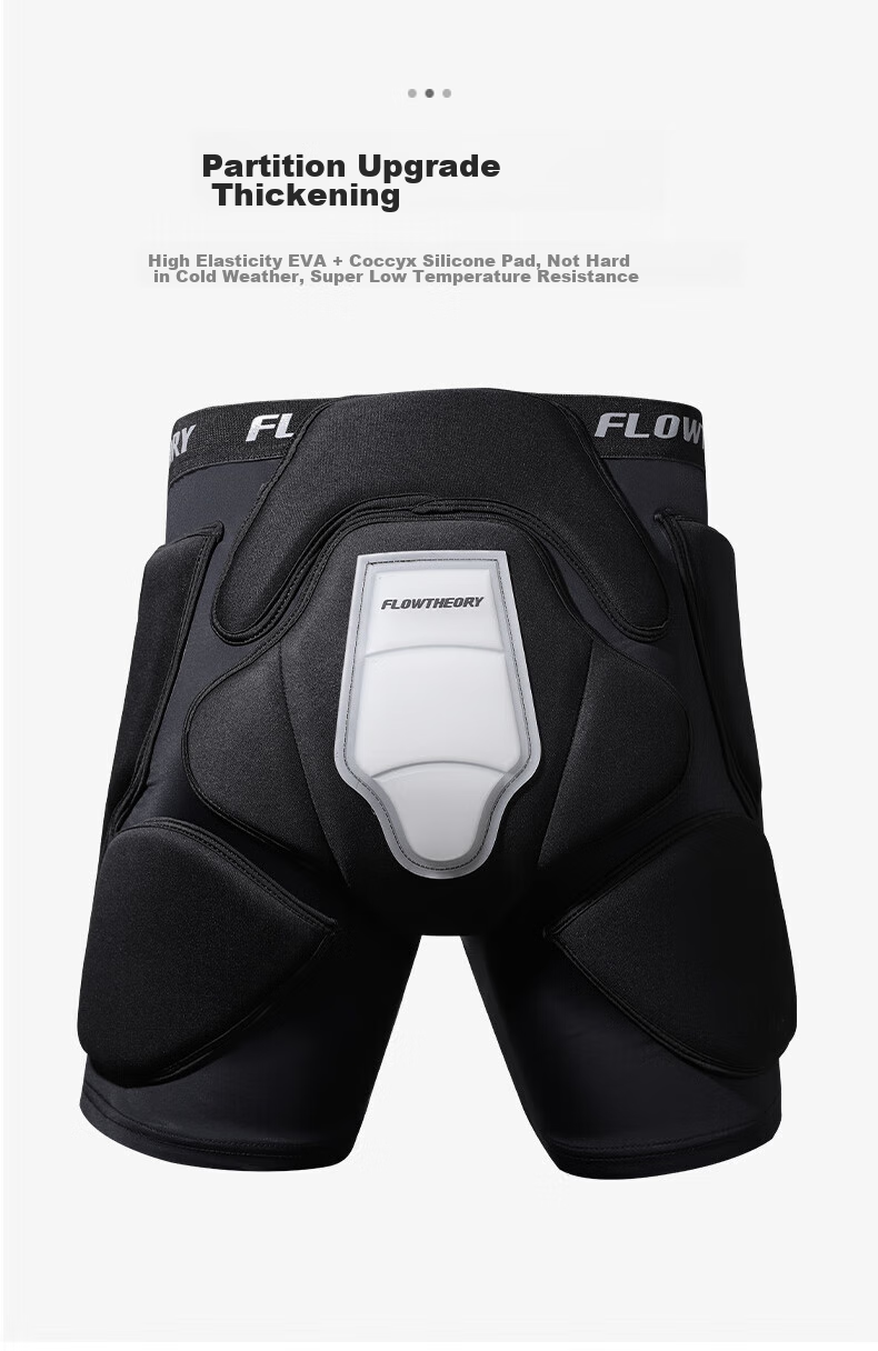 Flow Theory Ski Protective Gear, Unisex Upgraded EVA Professional Outdoor Sports Protective Equipment, Hip And Knee Pads Set, Skiing Gear 14