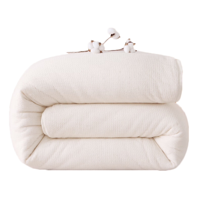 ZiiU Cotton Quilt, 100% Xinjiang Pure Cotton Comforter, Student Dormitory Bedding, 10 Jin (5 Kg), 1.5 Meters X 2 Meters