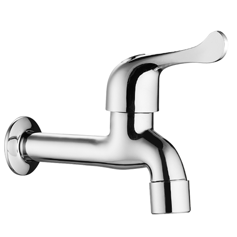 HEGII Mop Sink Faucet, Wall-Mounted Single Cold Quick-Open Extended Balcony Faucet HMF127-140E