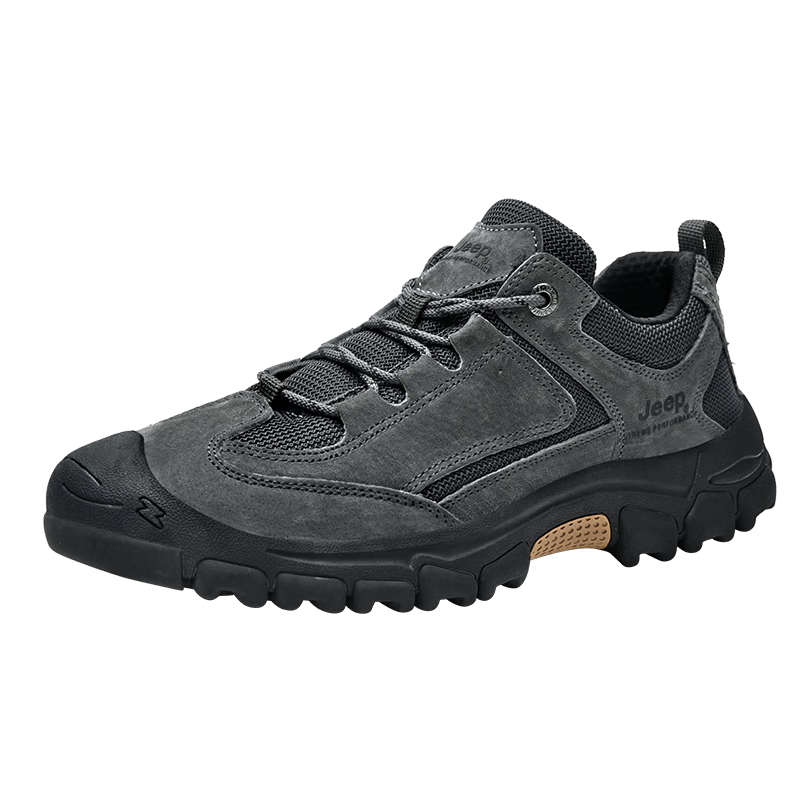 JEEP Hiking Shoes for Men, Outdoor Non-Slip Wear-Resistant Training Shoes, Sports Running Shoes, Men's Off-Road Mountaineering Boots 1260