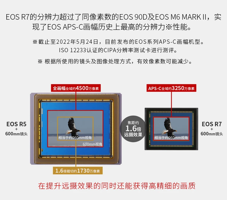 Canon CanonEOS R7 high-speed high-resolution micro-single digital camera live vlog high-magnification zoom lens set about 32.5 million pixels Canon CanonEOS R7 high-speed high-resolution micro-single digital camera live vlog high-magnification zoom lens set about 32.5 million pixels
