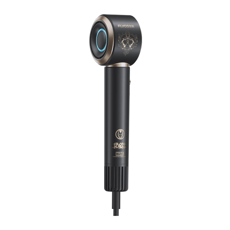 FLYCO [Recommended by Wang Yibo], High-Speed Hair Dryer for Home And Dorm Use, Negative Ion Hair Protection, Portable, Father's Day Gift, Iron Man Co-Branded Hair Dryer FH6372