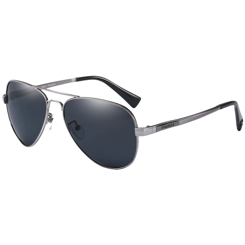 PARIM Sunglasses for Men, High-Definition Polarized Driving Glasses, Classic Aviator Outdoor Frog-Eye Sunglasses, Eyeglasses