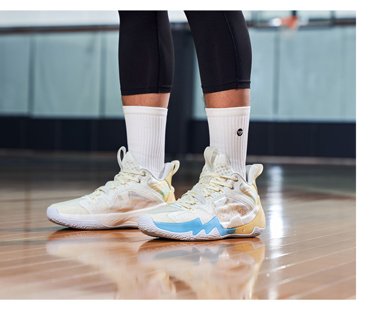 QIAODAN Basketball Shoes Venom ProSE Technology Rebound Shock Absorption Durable Professional Game Sports Shoes for Men 26