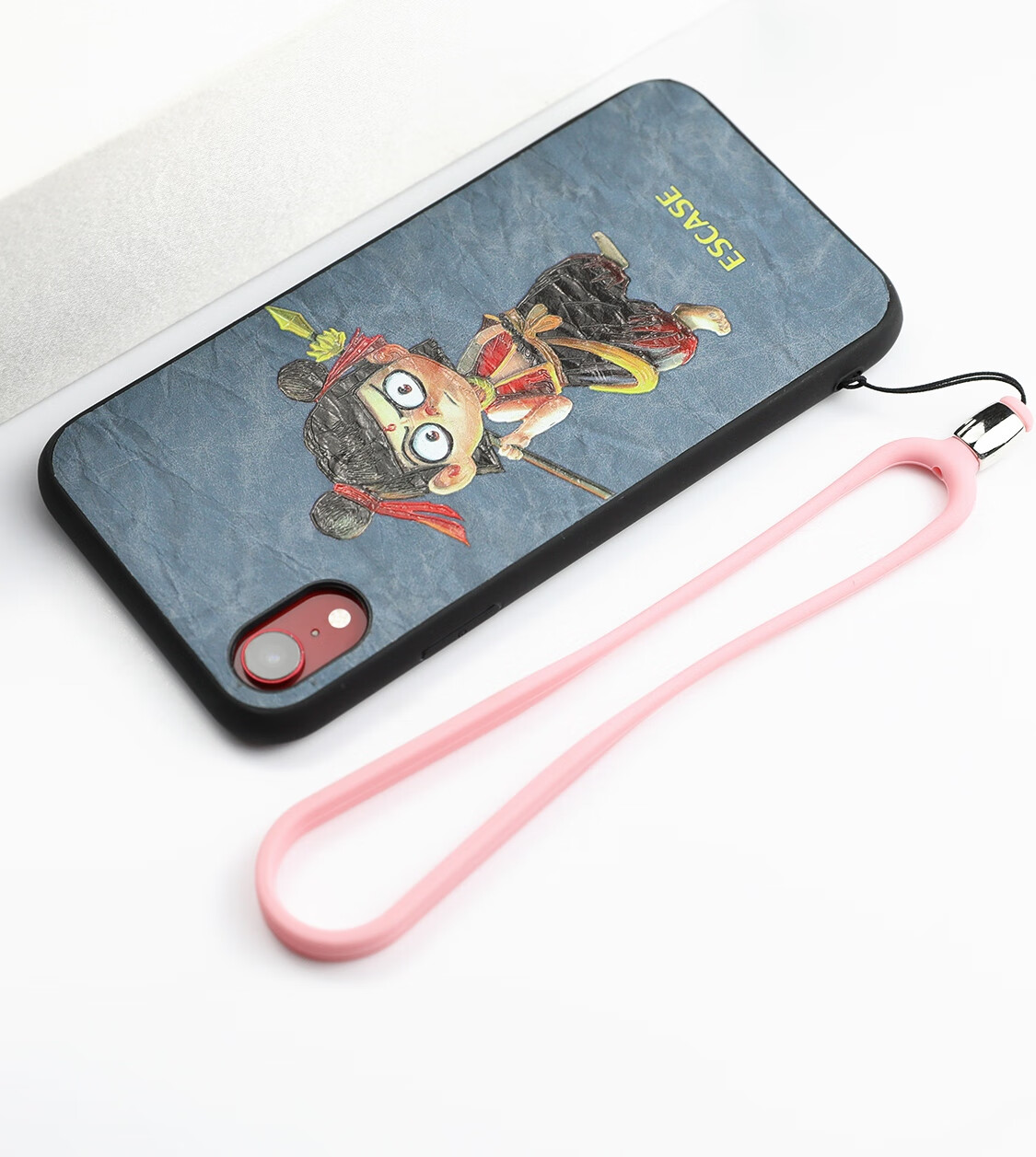ESCASE [Two-Pack] Phone Lanyard, Camera Strap, Wrist Strap, Wallet Key Holder, ID Card Pendant, Redmi K90, Huawei Mate80, Apple And Other Phone Silicone Strap, Black + Green ES-XS2 11