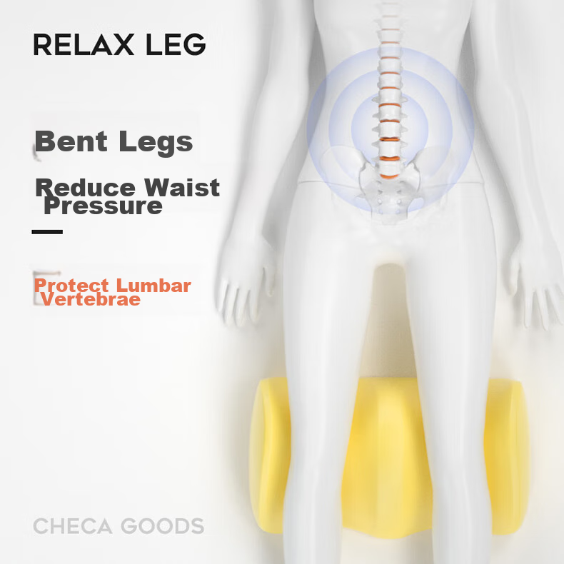 CHECA GOODS Leg Raiser Pillow for Sleeping, Pregnancy Leg Elevation Pad, Knee Support Pillow, Footrest Pad, Specialized Leg Pillow for Pregnant Wome 3