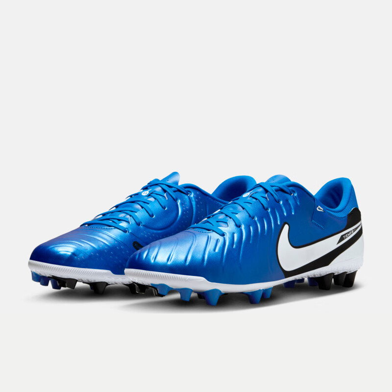 NIKE Men's Soccer Cleats Legend 10 AG Short Studs Sports Shoes, DV4340-400, Flying Blue, Size 40 2