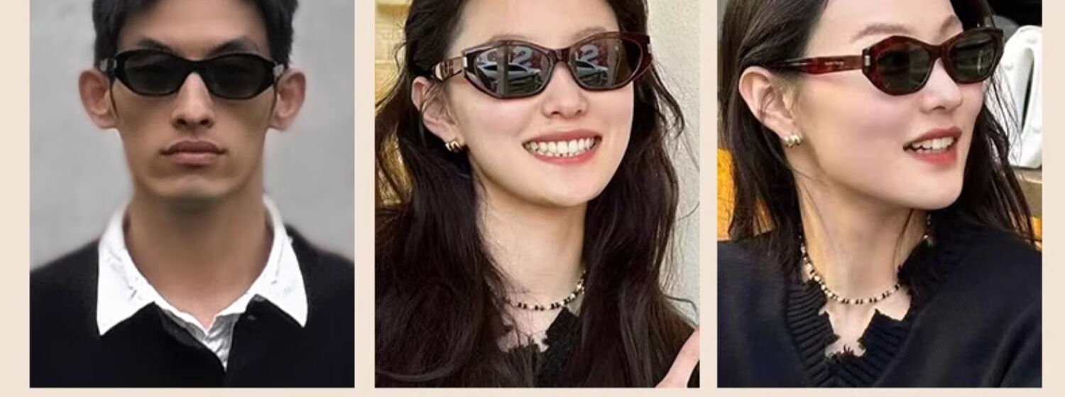 HELEN KELLER Sunglasses for Men And Women, New Style UV Protection Polarized Sunglasses for Driving, Outdoor Sun Protection, High-End Cat-Eye Sunglasses 13