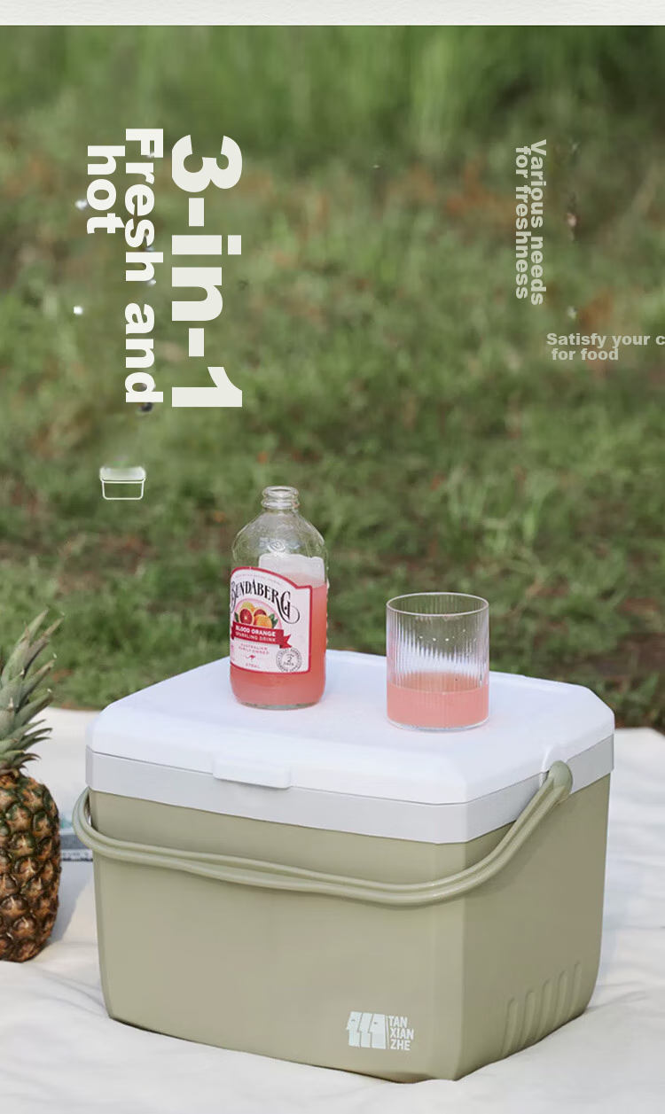TAN XIAN ZHE Insulated Cooler Box, Outdoor Camping Large Capacity Refrigerator, Commercial Use for Street Vendors, Cold Storage Box, Car Ice Bucket 12