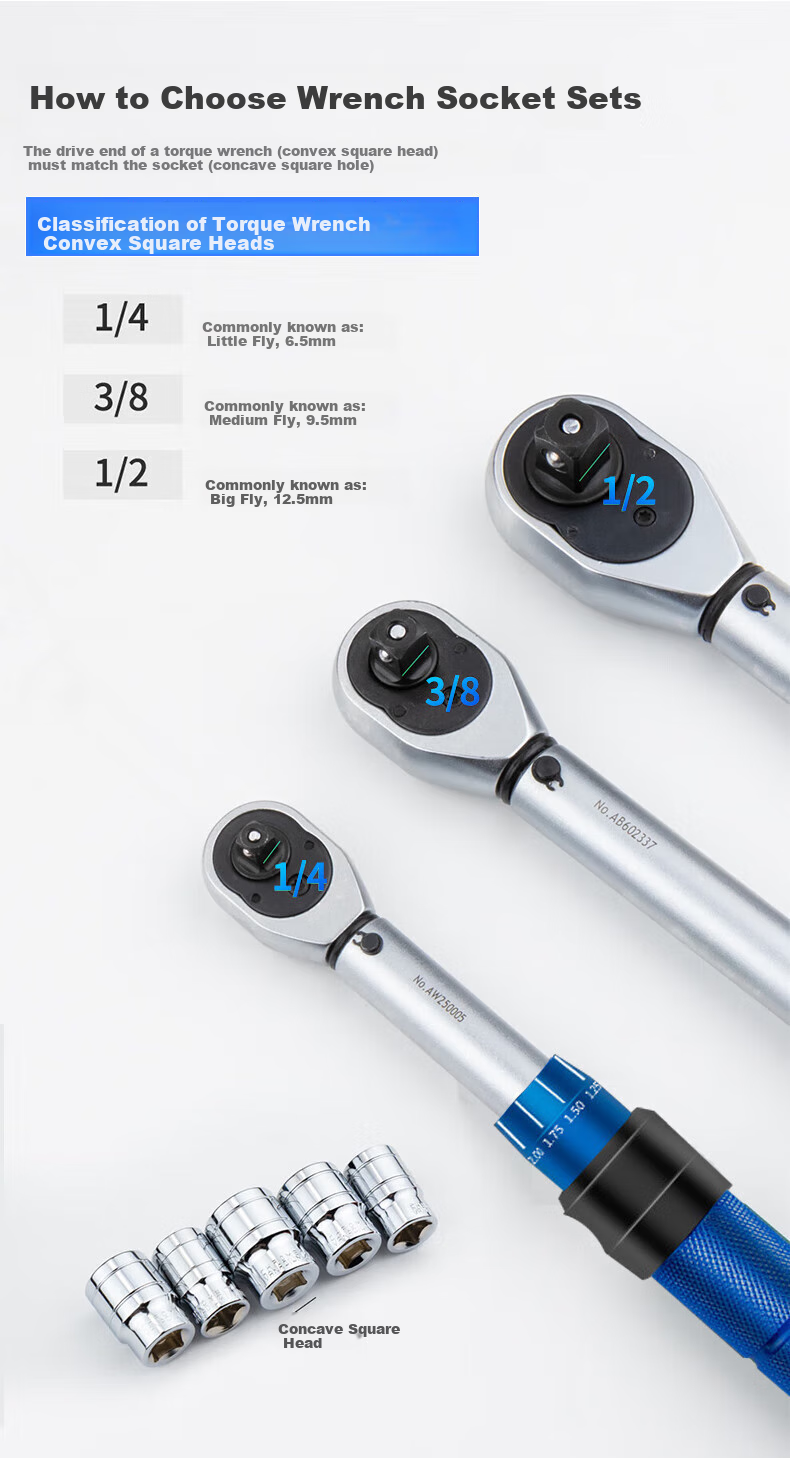 Purik BQB4-340BN Long Digital Torque Wrench High Precision Industrial Adjustable Torque Preset Ratchet Wrench 14