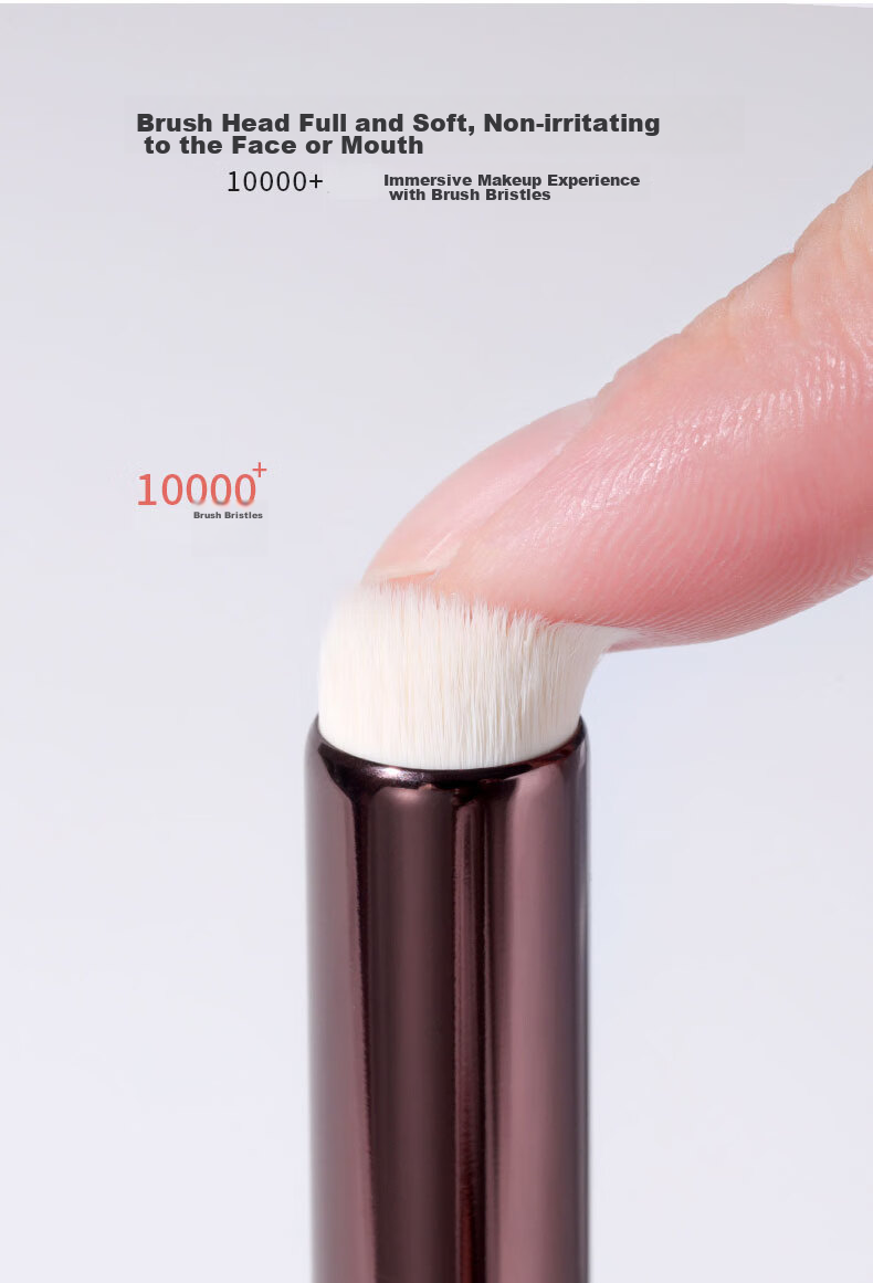 Goood Mini Mallet Blending Lip Brush, Lipstick Brush, Round Concealer Brush (2-Piece Set), Cangzhou Makeup Brushes 9