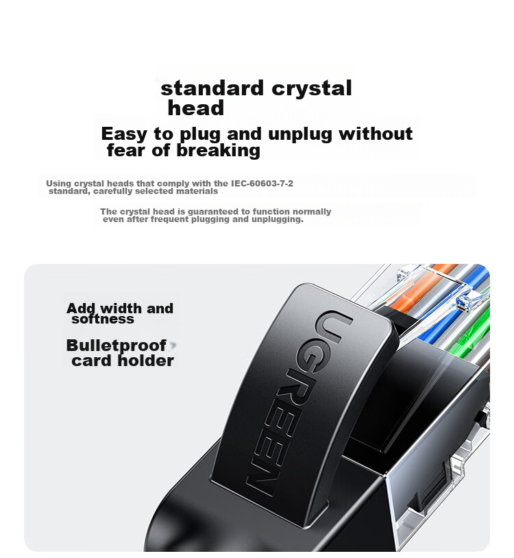 UGREEN Cat5e Ethernet Cable, Gigabit Network Connection Cable, Cat5e Patch Cord 5 Meters, Home Engineering Computer Broadband Eight-Core Twisted Pair Double Connector Cable Black 35817 12