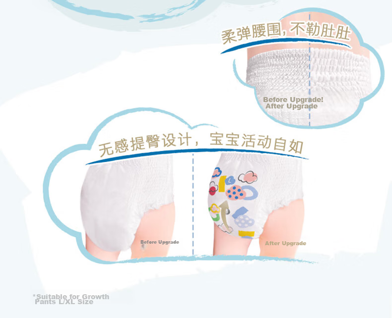 Huggies Gold Cloud-Soft Growth Pants L48 Pieces, Baby Walking Training Pull-Up Diapers 8