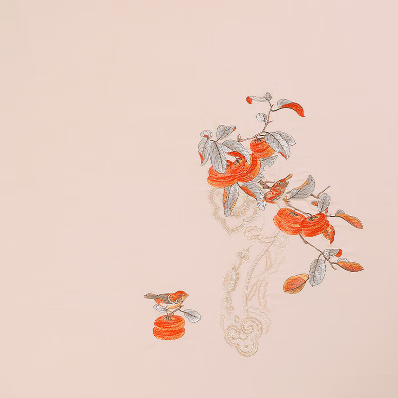 Комплект постельного белья FUANNA, 2-спальный, из 60s длинноволокнистого хлопка, класс А, размер 230x229 см, принт "Жуи"