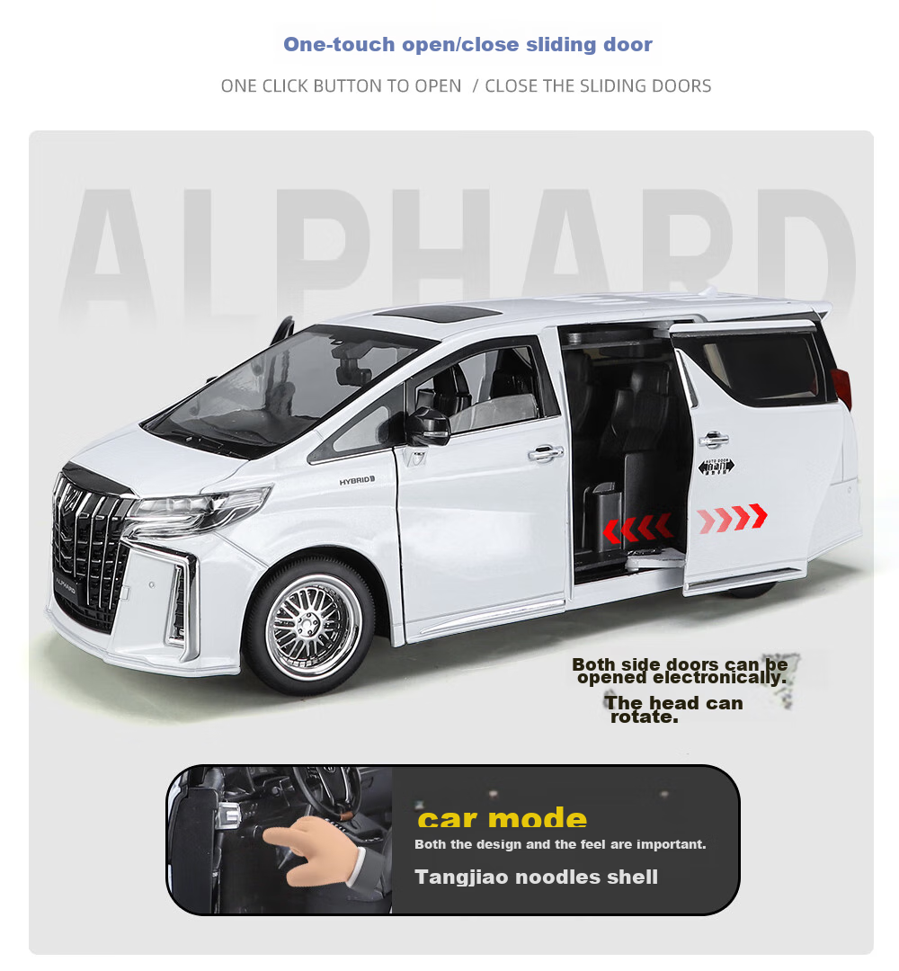 Heimanba Erfa Black 1:18 Business Car Model, Realistic Alloy Children's Toy Car, Model Toy Decoration, Toy Vehicle 10