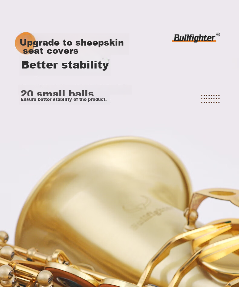 Bullfighter Saxes Instrument, Bass E-Flat Tuning, Double Reed Band, Professional Performance, Grading Exam, Universal Use 9