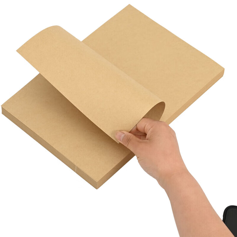 Taidang Kraft Paper, Blank A4 Size Paddle Paper, A4 Cover Paper, Voucher Cover Kraft Printing Paper, 120g [100 Sheets] NA4120 5