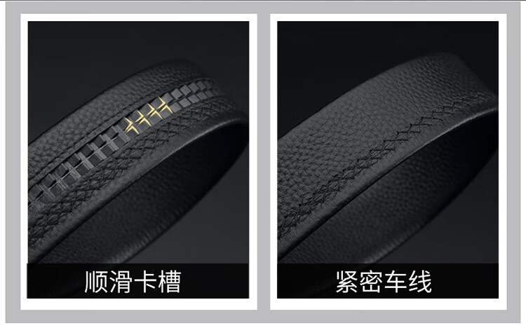 CROCODILE Top-Grain Leather Men's Belt, Automatic Buckle, Casual Youth Waistband, Gift for Boyfriend, 12501 1