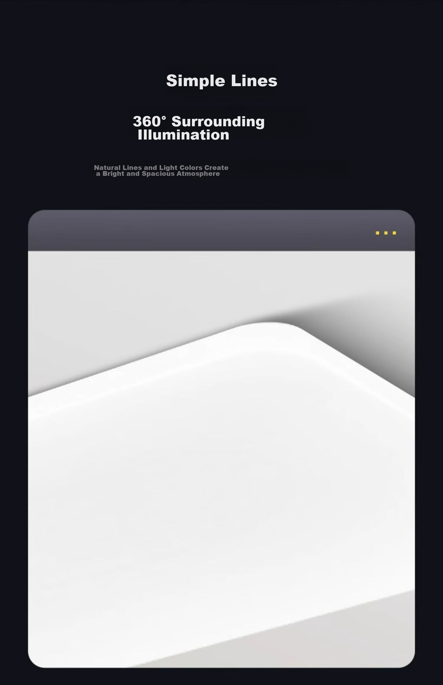 Midea Living Room Ceiling Light, Full Spectrum Eye Protection LED Ceiling Light, Modern And Simple Design, 140W Living Room Smart Control A1 with Installation Included 8