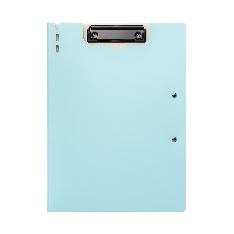 TIANSE A4 File Folder Clipboard, Double Clipboard Meeting Folder Secretary Folder Document Folder Exam Paper Folder Signature Contract Presentation Folder, Office Supplies, TS-10007, Fairy Blue