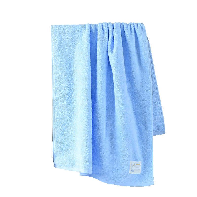 Grace 10A Antibacterial Bath Towel, Pure Cotton, for Men And Women, Home Use, Soft, Absorbent, Quick-Drying, Suitable for Infants And Young Children, Single Pack, Blue Sports