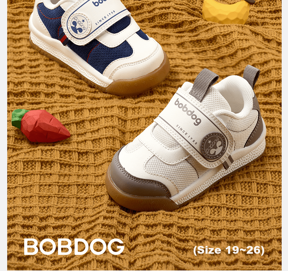 BOBDOG Toddler Shoes, Baby Walking Shoes, Spring Style, Soft Sole, Non-Slip, Anti-Collision, Functional Shoes for Boys And Girls, Pink, Size 23 2