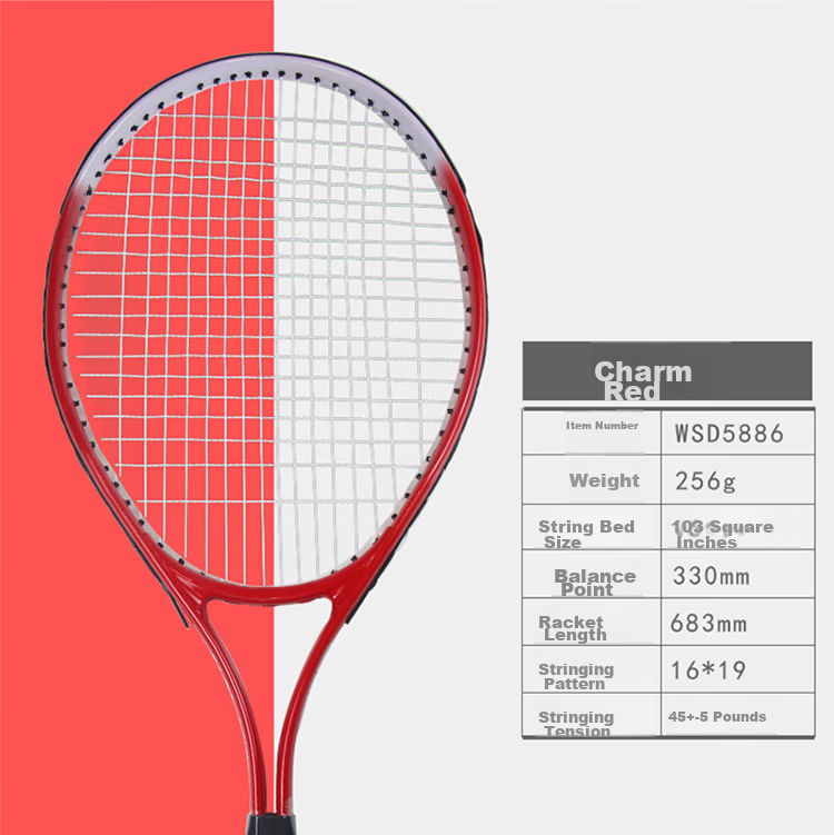 INVUI Tennis Racket Beginner Training Racket Tennis Rebound Trainer with String Tennis, Grip Tape, Racket Case, Jasmine Yellow 6