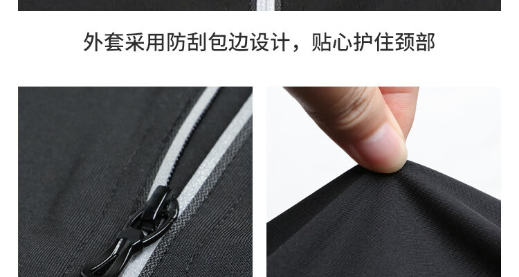 Fandimu Fleece-Lined Sports Set, Four-Piece Men's Fitness Outfit, Long-Sleeve Thin Fleece Base Layer, Elastic Training Basketball Running Set, Size M 31