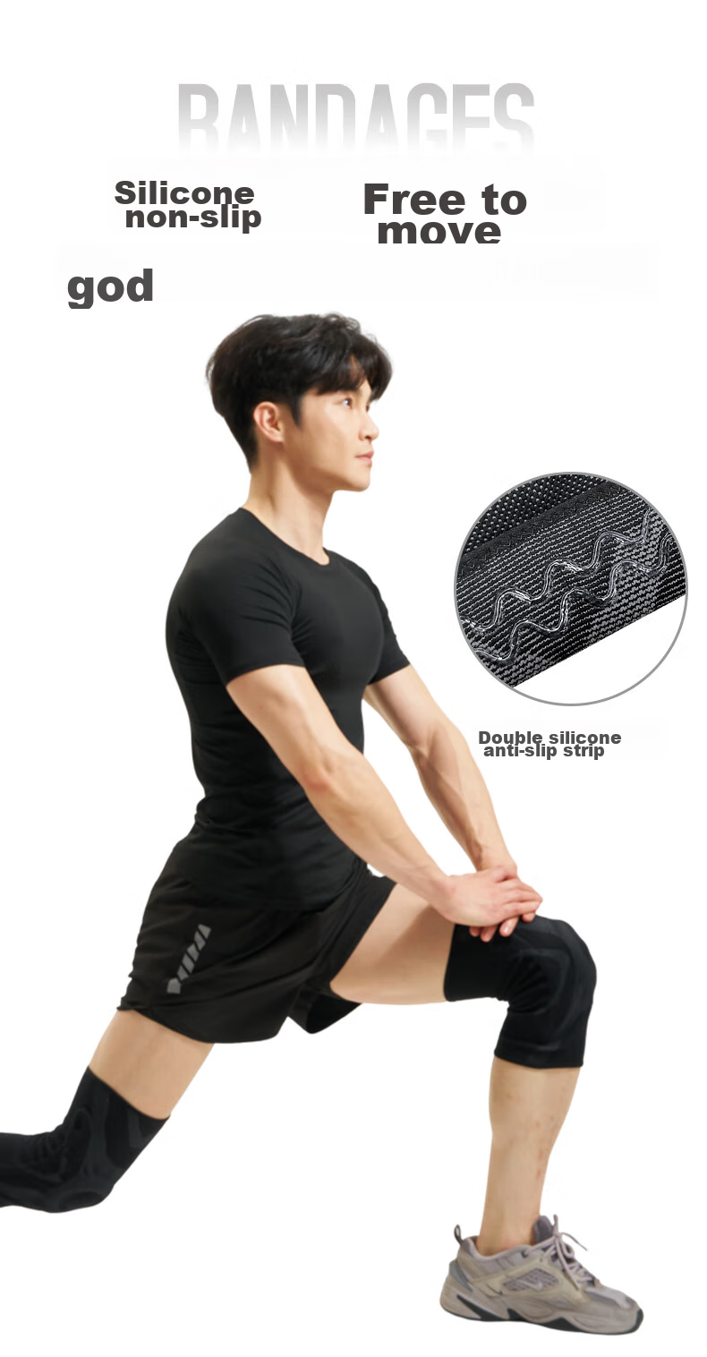 Mdikawe Knee Brace for Spring And Summer Sports, Meniscus, Basketball, Running, Patella-Specific for Men And Women, Badminton, Soccer, Hiking Protective Gear Size M 5
