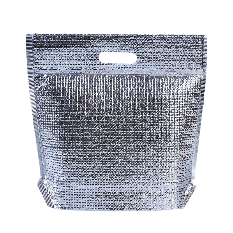 Xingyuelan Insulated Food Container with Self-Sealing Zipper, Large Aluminum Foil Insulation for Hot And Cold Food Storage, Takeout Packaging Bag