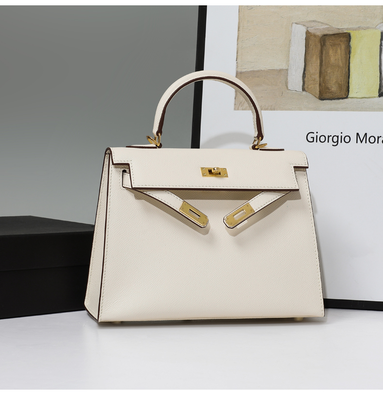 Viney Leather Kelly Bag Luxury Women's Crossbody Shoulder Bag Birthday Gift for Girlfriend Wife 25