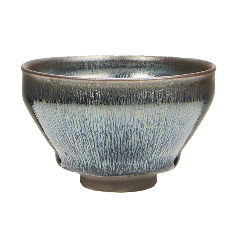 Shushi Intangible Cultural Heritage Jianyang Zhen Silver Rabbit Iron-Clad Tea Cup, Tea Tasting Cup, Host Cup, Kung Fu Tea Cup, Tea Set, Mid-Autumn Festival Gift