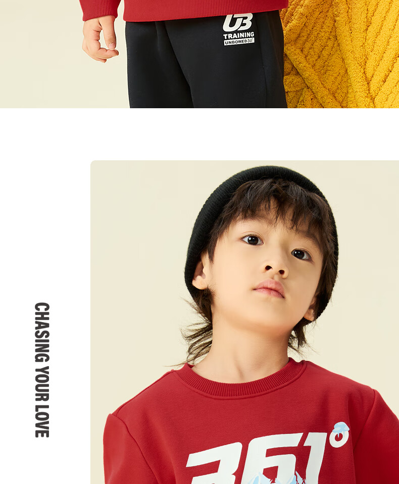 361° Kids Hoodie Autumn Winter 25 Fleece Lined Pullover Sweatshirt for Boys and Girls Ages 3-14 Blue 170 44